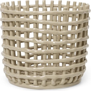 Ferm Living Кошница за съхранение Ferm Living керамика 21 см кашмирен цвят (1104263774)