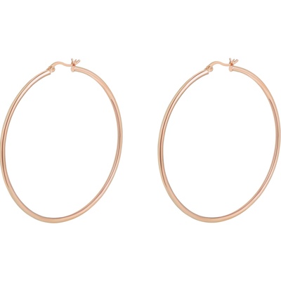 Olivie strieborné kruhy rose 7073