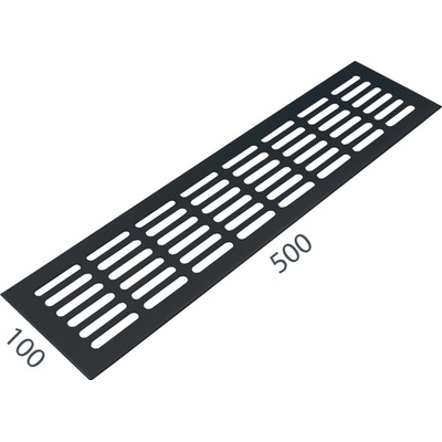 MPkovania SRL ALFA 100 x 500 mm Zlatý elox