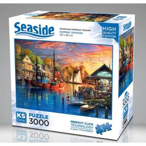 KS Games - Puzzle Davison: American Harbour Sunset - 3 000 piese