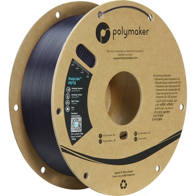Polymaker PolyLite PETG tmavě fialová 1,75mm 1kg