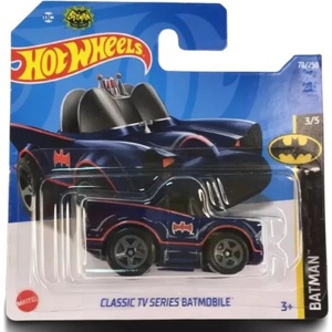 Mattel Малка количка Hot Wheels - Batmobile от класическия ТВ сериал (JJJ96)