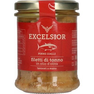 Excelsior tuniak žltoplutvý v olivovom oleji 180g