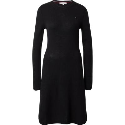 Tommy Hilfiger Плетена рокля черно, размер xxs