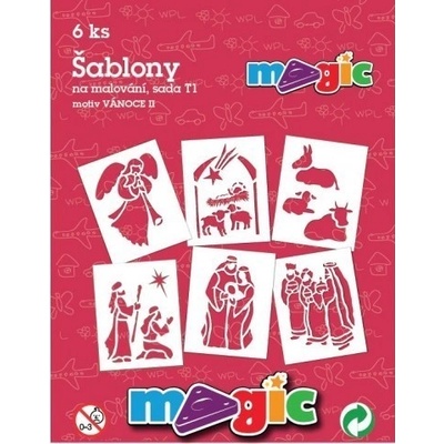 Primo Magic Šablony papírové Betlém sada 6 kusů