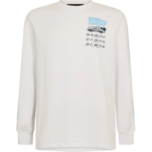 Criminal Damage Тениска Criminal Damage Men's Time Code Long Sleeve T-Shirt - White