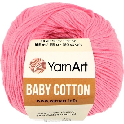 YarnArt Baby Cotton 414 ružová
