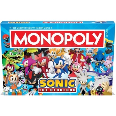 Winning Moves Monopoly SONIC – Anglická verzia