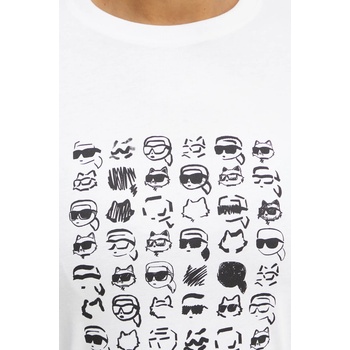 Karl Lagerfeld Памучна тениска Karl Lagerfeld IKON (A1W17124)