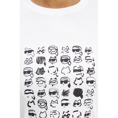 Karl Lagerfeld Памучна тениска Karl Lagerfeld IKON (A1W17124)