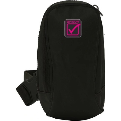 GIVOVA Shoulder Pouch Black-Fuxia