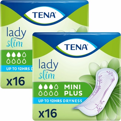 TENA Lady Slim Mini Plus mäkké inkontinenčné vložky 32 ks