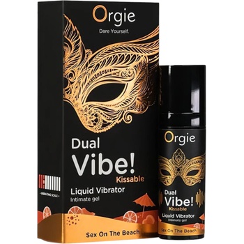 Orgia Orgie Dual Vibe - унисекс течен вибратор - Секс на плажа (15ml)