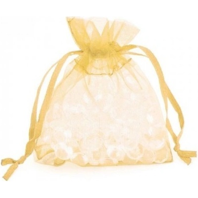 Paper Design Dárkový sáček organza 9 x 12 cm - zlatá - 249622