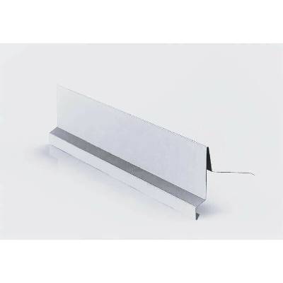Závětrná lišta klasik horní s okapnicí r.š.250mm Al Hliník přírodní dl.2m