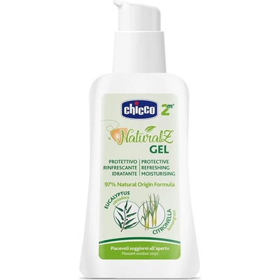 Chicco Gel proti komárům ochranný a osvěžující 97% přírodních složek 2 m+ 60 ml