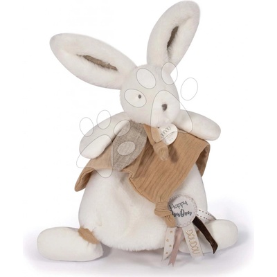 Doudou et Compagnie Paris plyšový králíček s muchláčkem 25 cm béžová