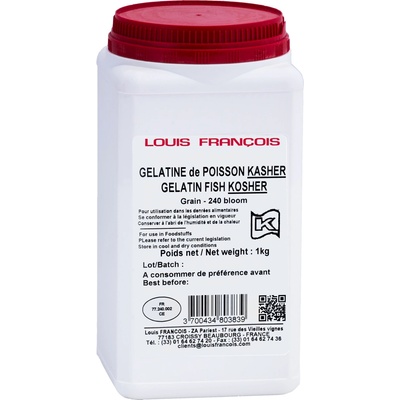 Louis Francois Rybie želatíny Kosher 240 Bloom 1 kg