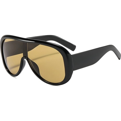 Techsuit Слънчеви очила Techsuit Sunglasses (89337) - дамски, авиаторски, голяма рамка - Кафяв (Black Tea)