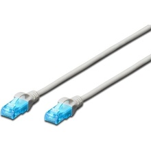 Digitus DK-1512-100 Patch UTP, CAT 5e, AWG 26/7, 10m, šedý