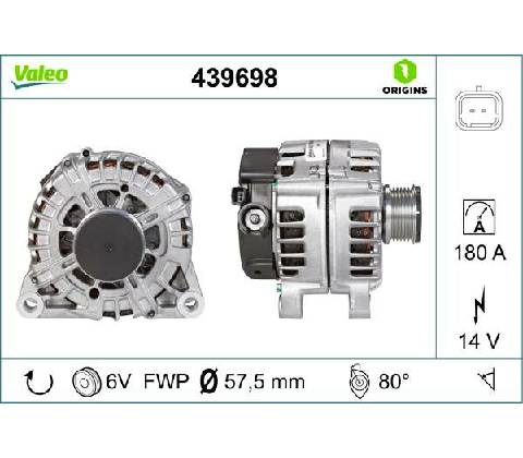 VALEO Generátor 439698