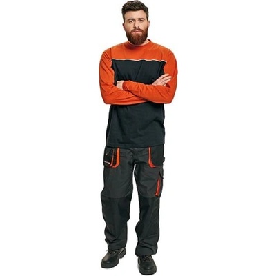 Cerva tričko EMERTON dlouhý rukáv ČERNÁ/ORANŽOVÁ L – Zboží Dáma