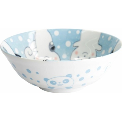 Tokyo Design Studio Miska na ramen Kawaii Animals Blue 1000 ml