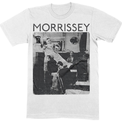 Morrissey tričko Barber Shop biele