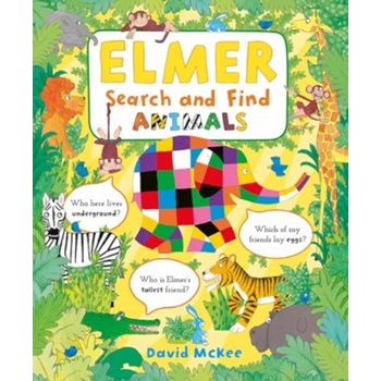 Elmer Search and Find Animals - David Mckee