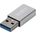 LogiLink Адаптер LogiLink USB 3.2 Gen1 Type-C, USB-A/M-USB-C/F, сребърен (AU0056)