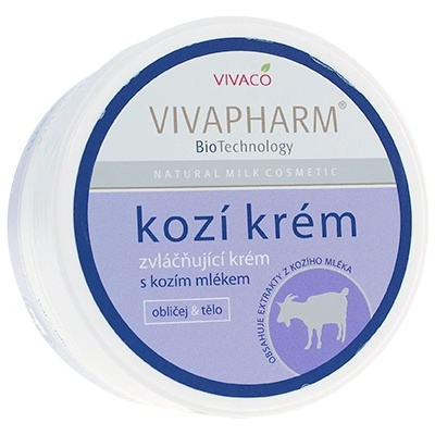 VivaPharm Goats Milk омекотяващ крем с козе мляко за лице и тяло Woman 250 мл