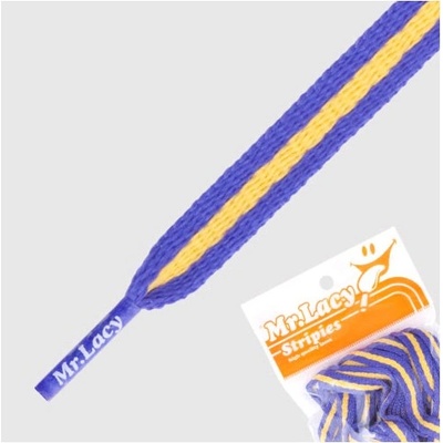 Mr.Lacy Stripies violet / yellow