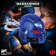 Přívěsek na klíče Warhammer 40K Space Marine Primaris Helmet Ultramarine