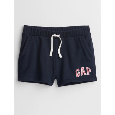 Gap detské teplákové kraťasy s logom Tmavomodrá