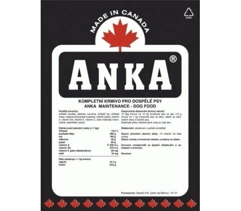 Anka Maintenance 10 kg