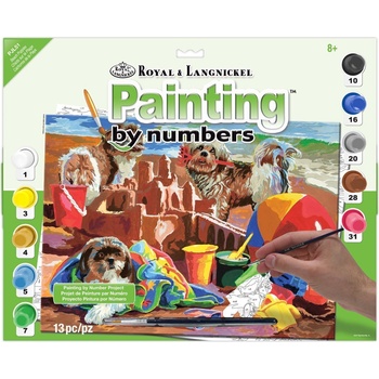 Royal & Langnickel Рисуване по номера Beach Puppies (PJL51)