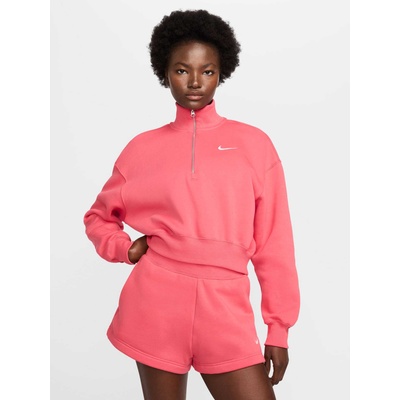 Nike Блуза w nsw phnx flc qz crop