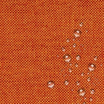 Nepremokavá látka imitujúca ľan 09, farba zázvorová, metráž 160 cm