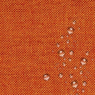 Nepremokavá látka imitujúca ľan 09, farba zázvorová, metráž 160 cm