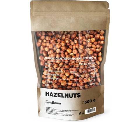 GymBeam Hazelnuts 500 g