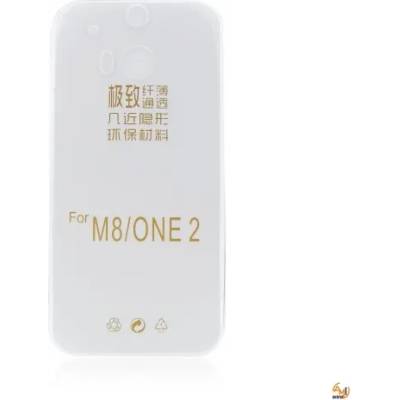 HTC Силиконов калъф за HTC One 2 (M8) 0.3mm прозрачен