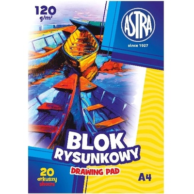 Astra Блокче за рисуване ASTRA PAP A/4 120 g 20 листа 106111001 (106111001)