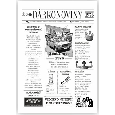 Dárkonoviny z roku 1976 originální retro přání – Zbozi.Blesk.cz