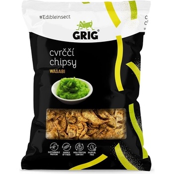GRIG Cvrččí chipsy wasabi 70 g