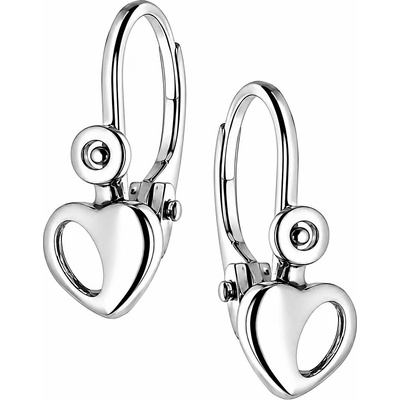 Zlaton Náušnice bílé zlato srdce visací výška 1.3cm váha 1.1g 001510907247