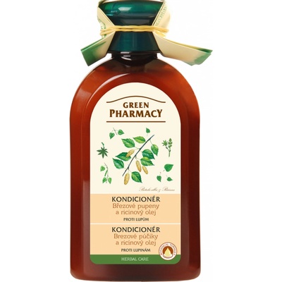 Green Pharmacy Conditioner proti lupinám Brezové púčiky a Ricínový olej 300 ml