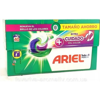 Ariel Pods+ Color gélové kapsule na pranie 40 PD