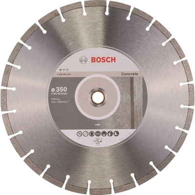 BOSCH Diamantový dělicí kotouč Standard for Concrete 350 x 20/25,40 x 2,8 x 10 mm 2.608.602.544