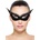 XMS Кожена маска за лице "secret mask black