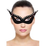 XMS Кожена маска за лице "secret mask black